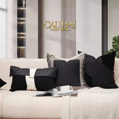 Gối Da Tweed Lux Leather Savoir Ensemble 30X50-VỎ GỐI-CẬU HAI HOME DECOR