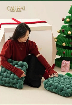 Gối Đan Sweet Meadow Biscuits-VỎ GỐI-CẬU HAI HOME DECOR