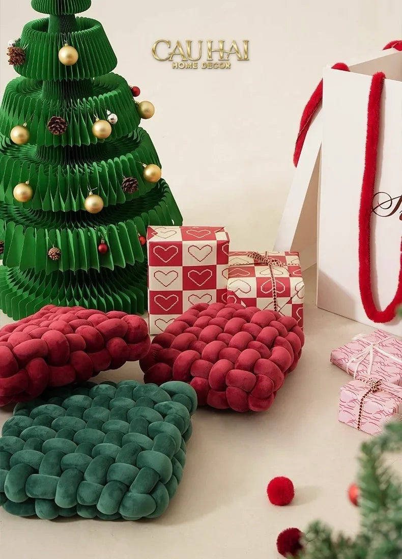 Gối Đan Sweet Meadow Biscuits-VỎ GỐI-CẬU HAI HOME DECOR