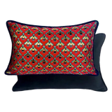 Maison Couture - Gối Jacquard Abeille d'Or Nil Bleu Art Cushion 35x50 - Cậu Hai Home Decor