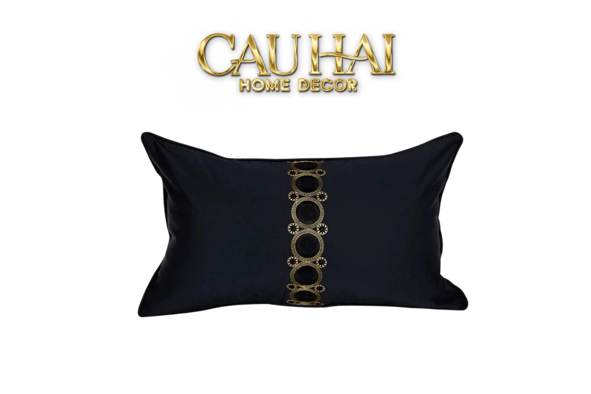 Gối Lụa Midnight Orbit Charm 30X50-VỎ GỐI-CẬU HAI HOME DECOR