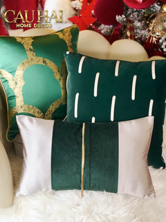 Gối Lụa Satin Vert Grace Jewel 30X50-CẬU HAI HOME DECOR