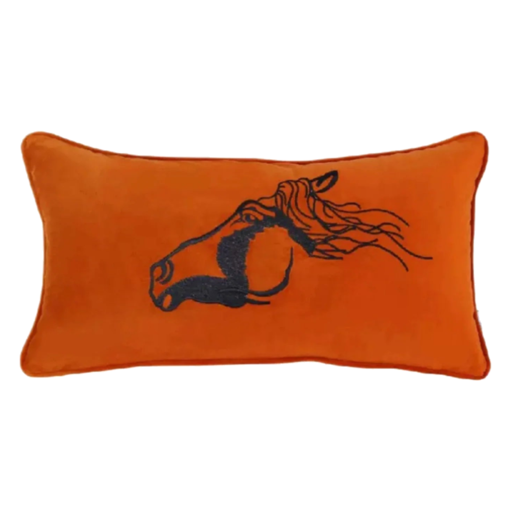 Gối Nhung 30x50 Noble Cheval d'Ambre Héritage - Cậu Hai Home Decor