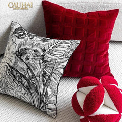 Gối Nhung Lux Velvet Crimson Peak 30X50-VỎ GỐI-CẬU HAI HOME DECOR