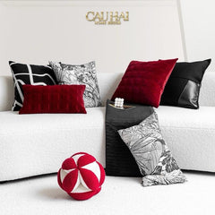 Gối Nhung Lux Velvet Crimson Peak 30X50-VỎ GỐI-CẬU HAI HOME DECOR