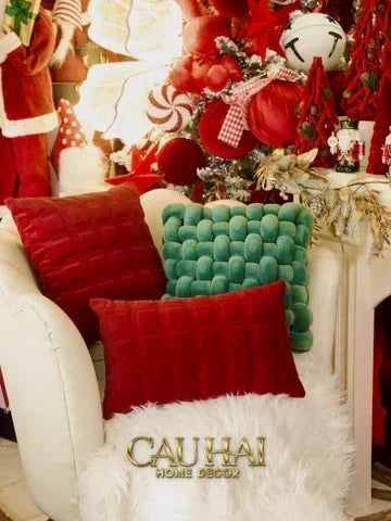 Gối Nhung Lux Velvet Crimson Peak 30X50-VỎ GỐI-CẬU HAI HOME DECOR