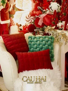 Gối Nhung Lux Velvet Crimson Peak 30X50-VỎ GỐI-CẬU HAI HOME DECOR