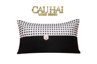 Gối Velvet Tweed Camélia Mystique 30X50-VỎ GỐI-CẬU HAI HOME DECOR