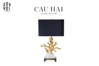 Golden Coral Side Table Lamp-ĐÈN BÀN-CẬU HAI HOME DECOR
