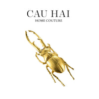 Golden Rhinoceros Beetle-TƯỢNG TRANG TRÍ-CẬU HAI HOME DECOR