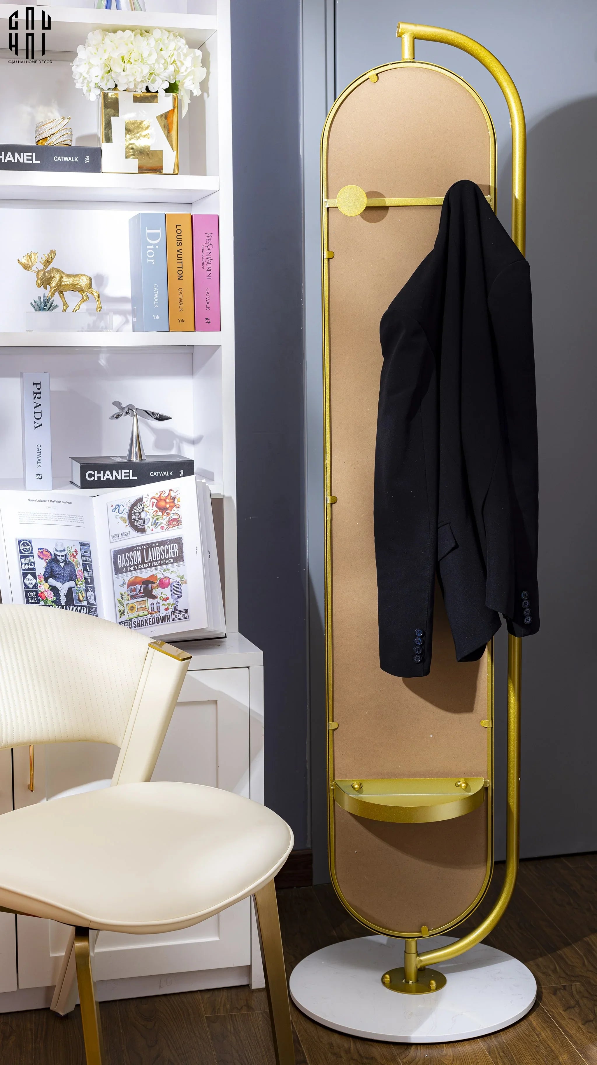 Gương Full Body -Ft Giá Treo Đồ Robbie-CẬU HAI HOME DECOR