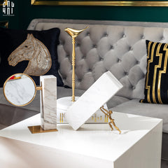 Gương Trang Điểm Để Bàn Marble Golden Mirror Ss22-GƯƠNG TRANG ĐIỂM-CẬU HAI HOME DECOR