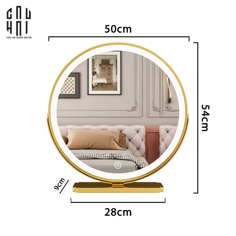 Gương Trang Điểm Miley Ss25-GƯƠNG TRANG ĐIỂM-CẬU HAI HOME DECOR