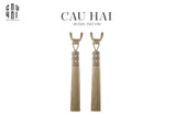 Haute Folie - Cột Màn Đôi Cannage Beige Tassel Curtain Tieback 90Cm-RÈM & MÀN CHE-CẬU HAI HOME DECOR