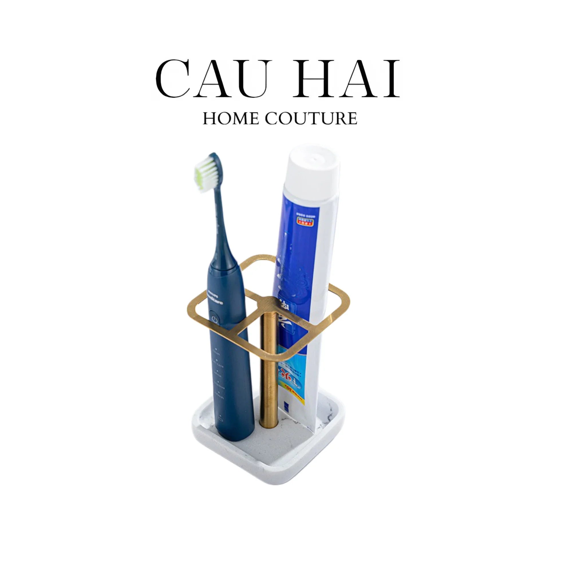 Haute Folie - Giá Để Bàn Chải Elegant Bathroom Stand-KỆ TRANG TRÍ-CẬU HAI HOME DECOR