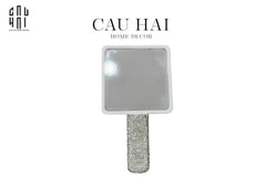 Haute Folie - Gương Cầm Tay Diamond Bling Bling-GƯƠNG TRANG ĐIỂM-CẬU HAI HOME DECOR