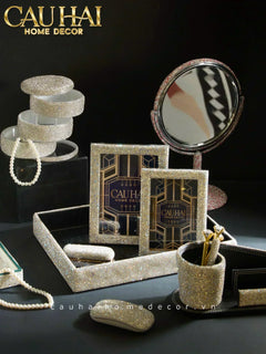 Haute Folie - Hộp Cọ Make Up On The Go Beauty Box Diamond Bling Bling-HỘP TRANG SỨC-CẬU HAI HOME DECOR