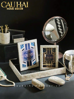 Haute Folie - Hộp Cọ Make Up On The Go Beauty Box Diamond Bling Bling-HỘP TRANG SỨC-CẬU HAI HOME DECOR