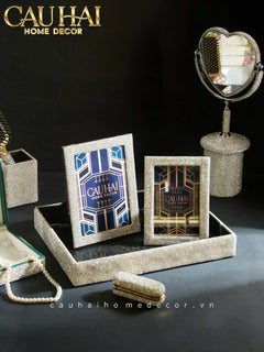 Haute Folie - Hộp Cọ Make Up On The Go Beauty Box Diamond Bling Bling-HỘP TRANG SỨC-CẬU HAI HOME DECOR