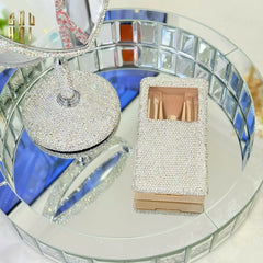 Haute Folie - Hộp Cọ Make Up On The Go Beauty Box Diamond Bling Bling-HỘP TRANG SỨC-CẬU HAI HOME DECOR