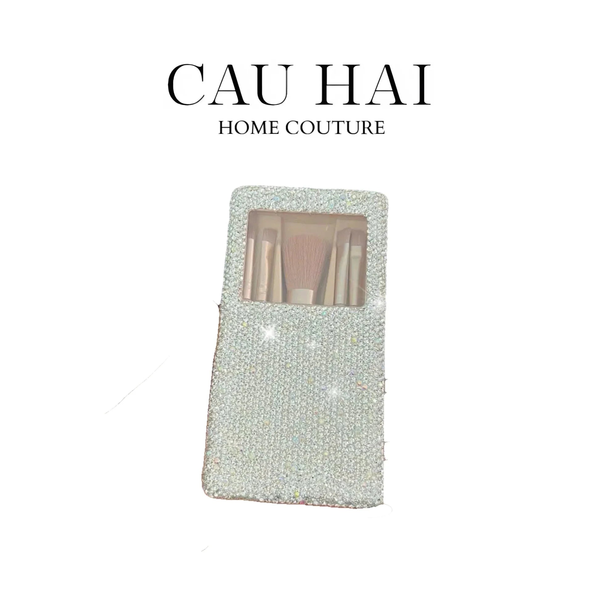 Haute Folie - Hộp Cọ Make Up On The Go Beauty Box Diamond Bling Bling-HỘP TRANG SỨC-CẬU HAI HOME DECOR