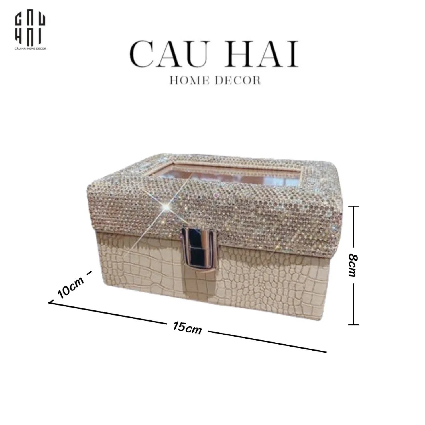 Haute Folie - Hộp Đồng Hồ Diamond Bling Bling-ĐỒNG HỒ-CẬU HAI HOME DECOR