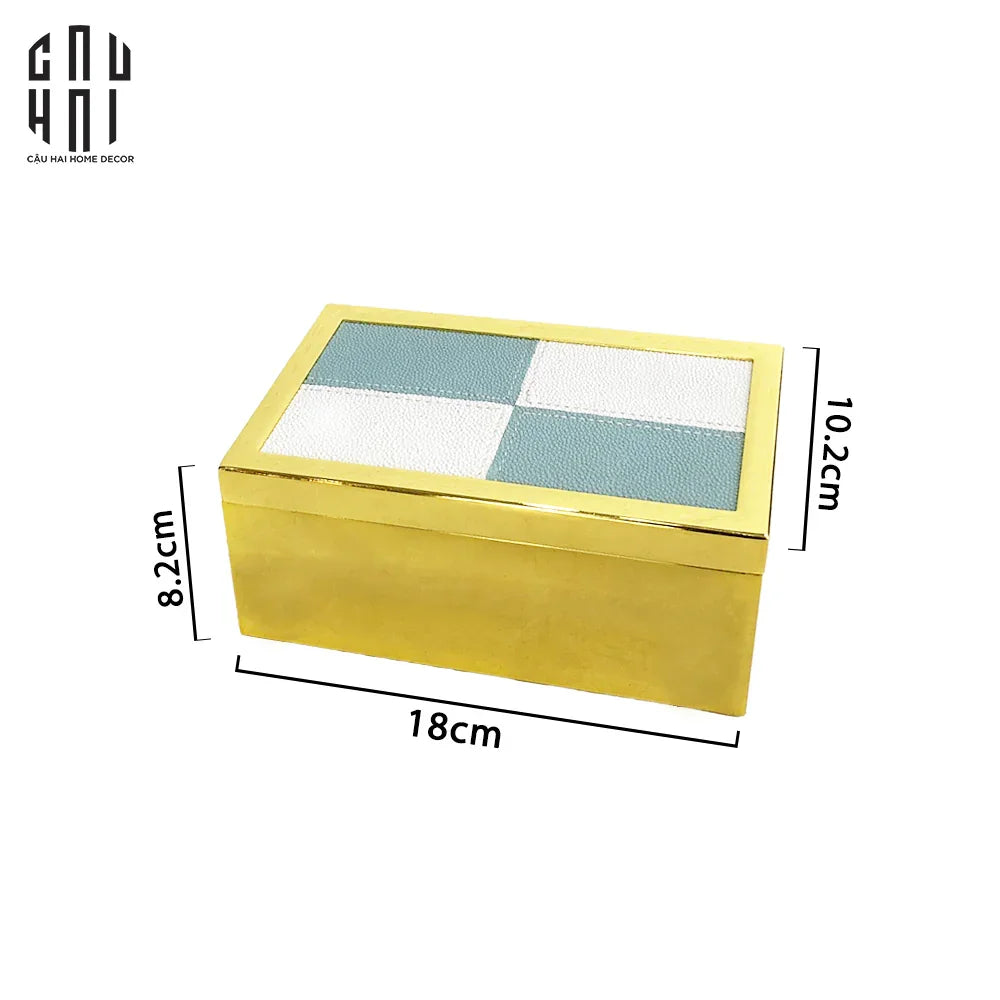 Haute Folie - Hộp Đựng Đa Năng - Briton Premium Ss25-HỘP TRANG SỨC-Đối tác tại Trung Quốc theo từng đơn đặt hàng-CẬU HAI HOME DECOR