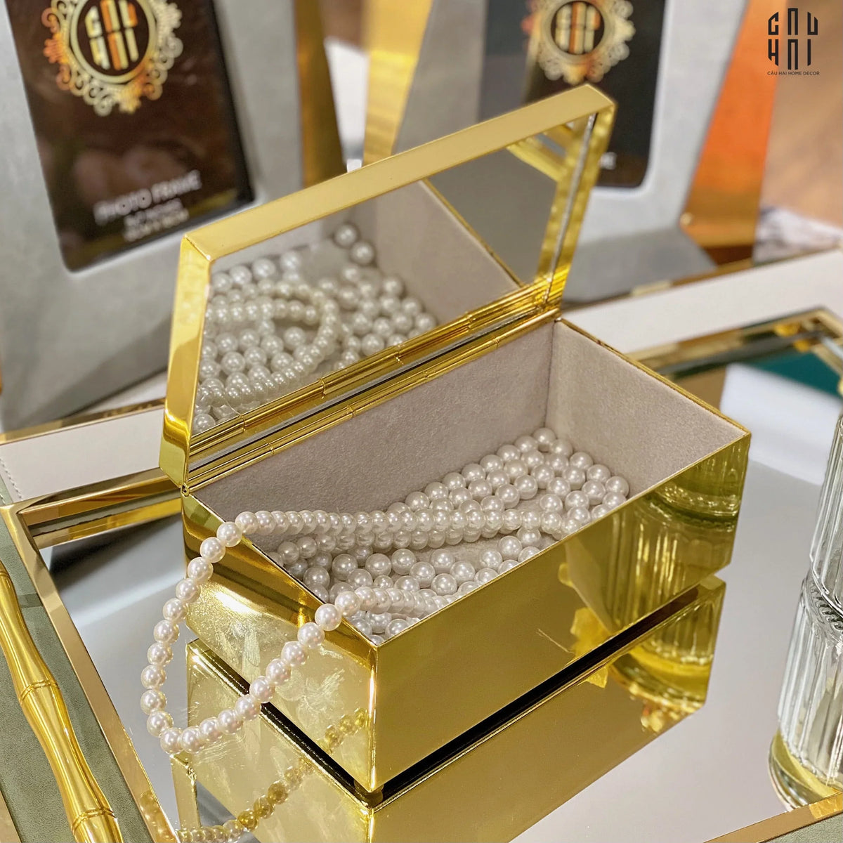 Haute Folie - Hộp Đựng Đa Năng - Briton Premium Ss25-HỘP TRANG SỨC-Đối tác tại Trung Quốc theo từng đơn đặt hàng-CẬU HAI HOME DECOR