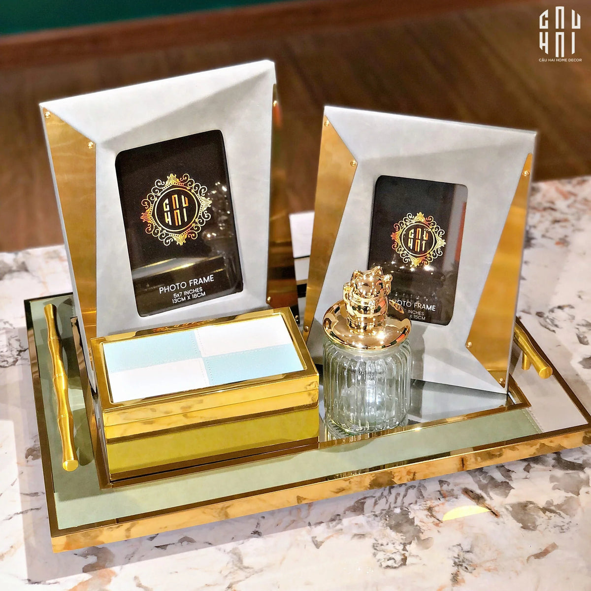 Haute Folie - Hộp Đựng Đa Năng - Briton Premium Ss25-HỘP TRANG SỨC-Đối tác tại Trung Quốc theo từng đơn đặt hàng-CẬU HAI HOME DECOR