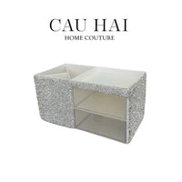 Haute Folie - Hộp Lưu Trữ Đa Năng Diamond Bling Bling Fw25-HỘP TRANG SỨC-CẬU HAI HOME DECOR