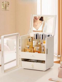 Haute Folie - Hộp Mỹ Phẩm Da Beauty Closet-HỘP TRANG SỨC-CẬU HAI HOME DECOR