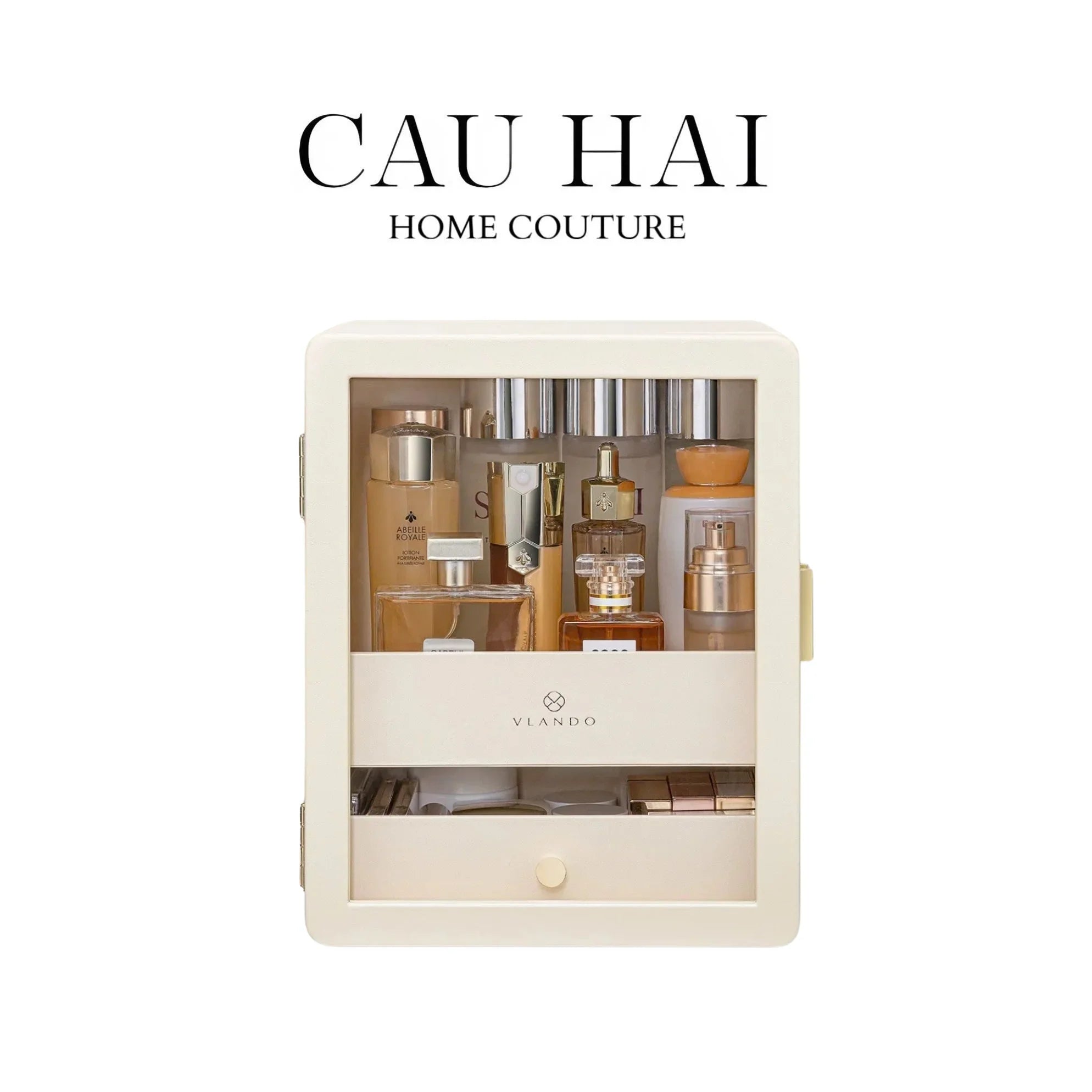 Haute Folie - Hộp Mỹ Phẩm Da Beauty Closet-HỘP TRANG SỨC-CẬU HAI HOME DECOR
