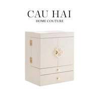 Haute Folie - Hộp Mỹ Phẩm Da Grace Mansion Closet 29x36-HỘP TRANG SỨC-CẬU HAI HOME DECOR