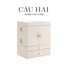 Haute Folie - Hộp Mỹ Phẩm Da Grace Mansion Closet 29x36-HỘP TRANG SỨC-CẬU HAI HOME DECOR