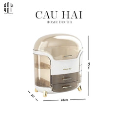 Haute Folie - Hộp Mỹ Phẩm Luxe Dôme Fw25-HỘP TRANG SỨC-CẬU HAI HOME DECOR