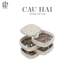 Haute Folie - Hộp Trang Sức 4 In 1 Diamond Bling Bling-HỘP TRANG SỨC-CẬU HAI HOME DECOR