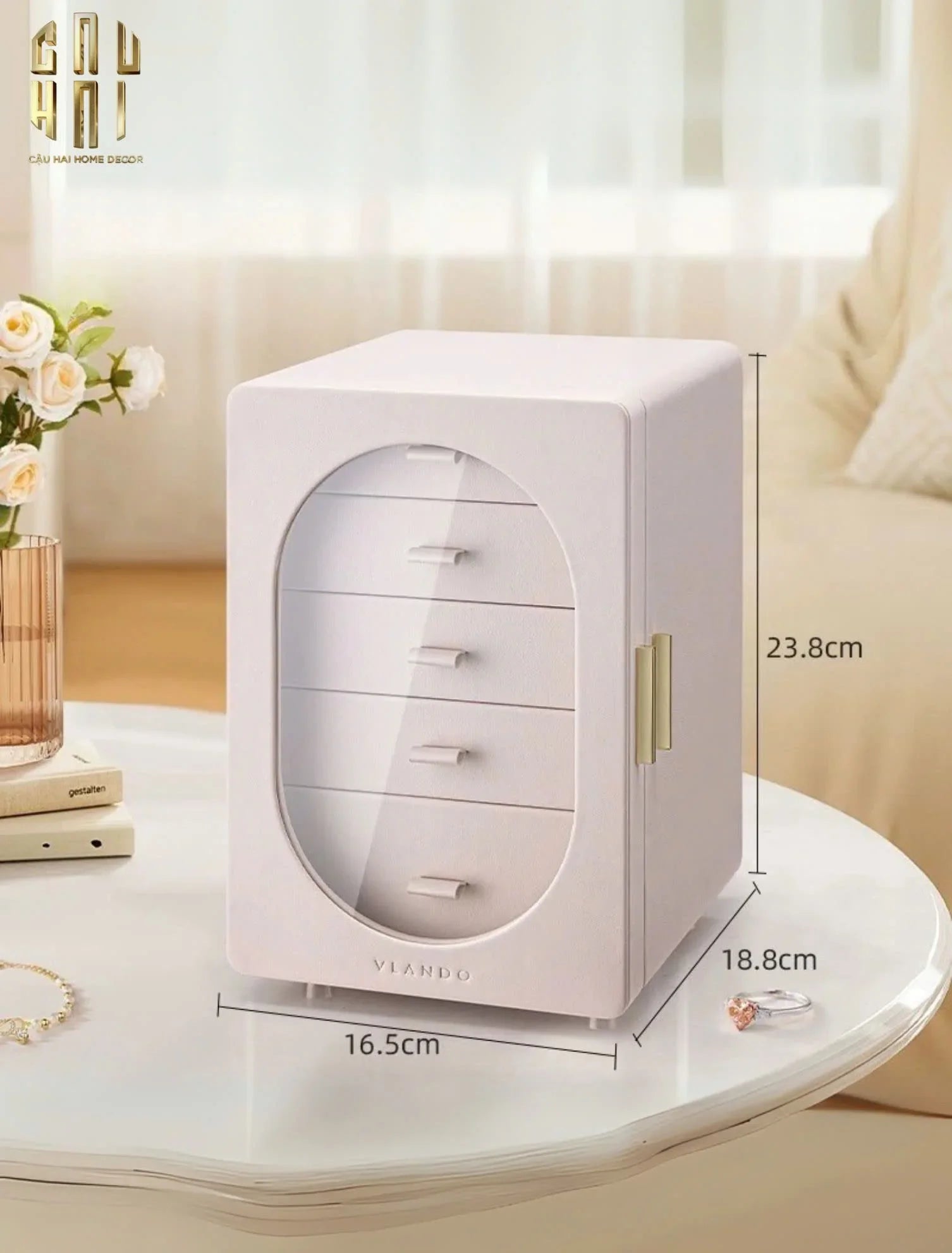 Haute Folie - Hộp Trang Sức Jewelry Penta - Closet-HỘP TRANG SỨC-CẬU HAI HOME DECOR