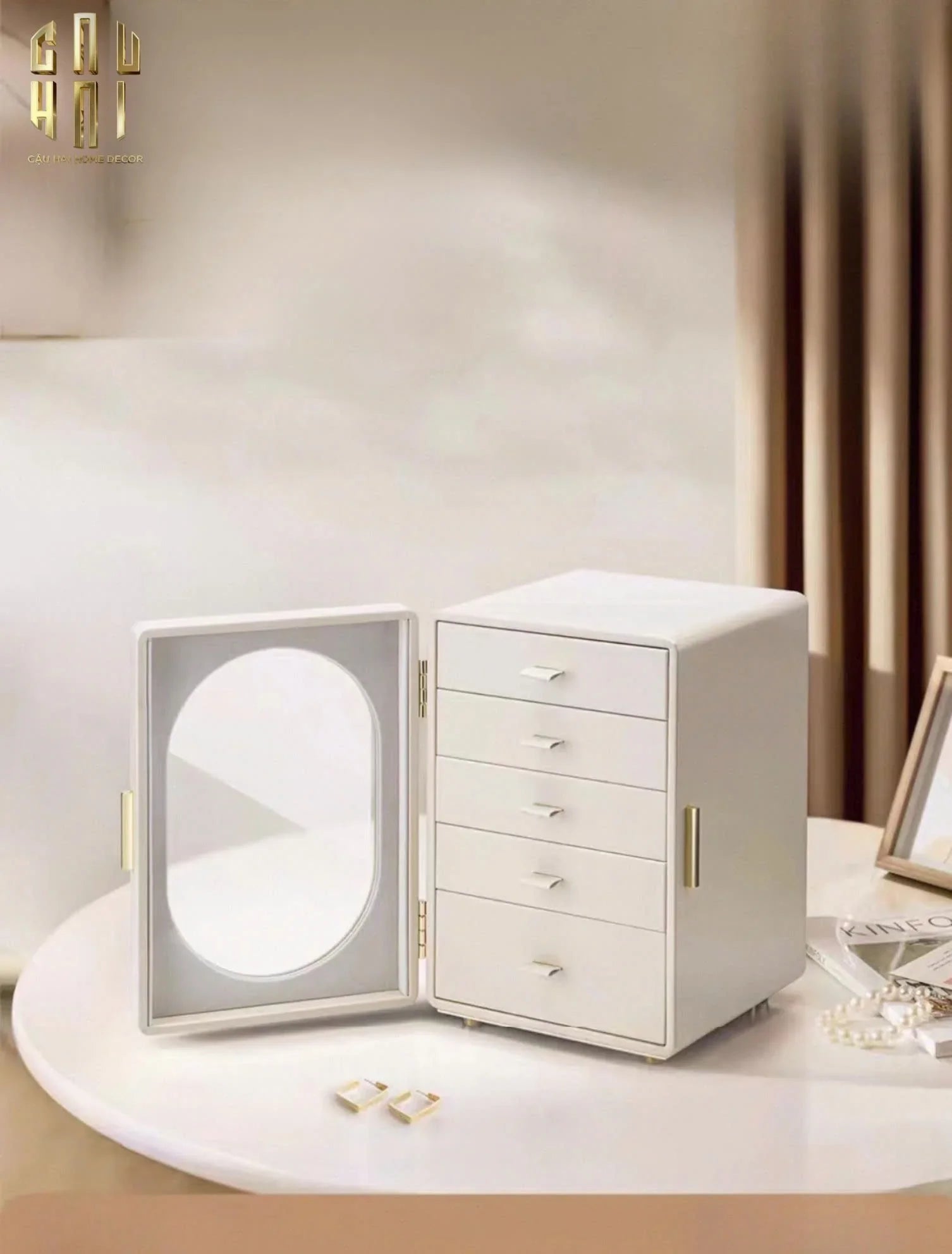 Haute Folie - Hộp Trang Sức Jewelry Penta - Closet-HỘP TRANG SỨC-CẬU HAI HOME DECOR