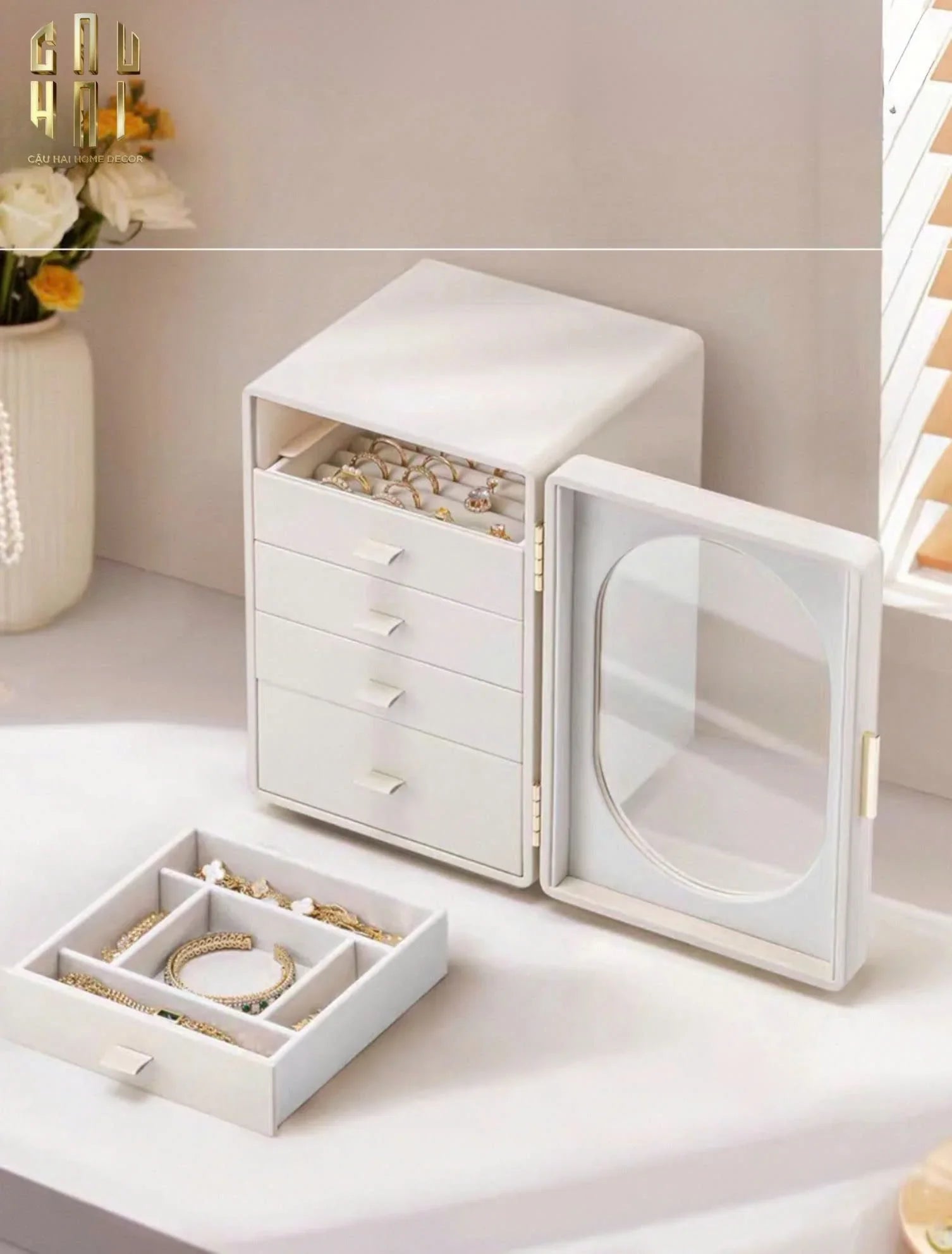 Haute Folie - Hộp Trang Sức Jewelry Penta - Closet-HỘP TRANG SỨC-CẬU HAI HOME DECOR