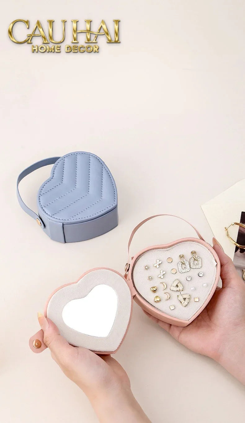 Haute Folie - Hộp Trang Sức Mini D'Amour Creamy Peach-HỘP TRANG SỨC-CẬU HAI HOME DECOR