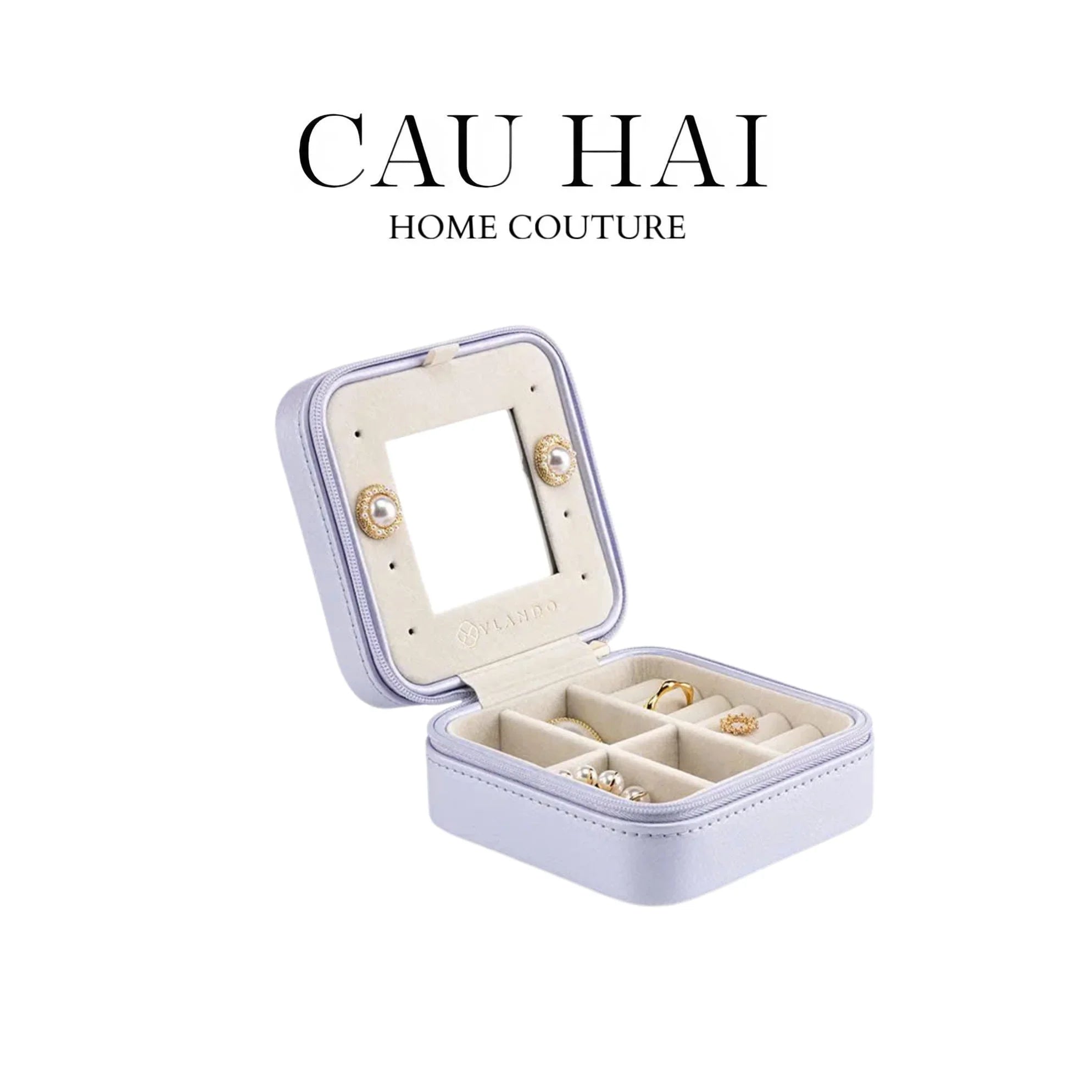 Haute Folie - Hộp Trang Sức Mini Jewelry Violet-HỘP TRANG SỨC-CẬU HAI HOME DECOR