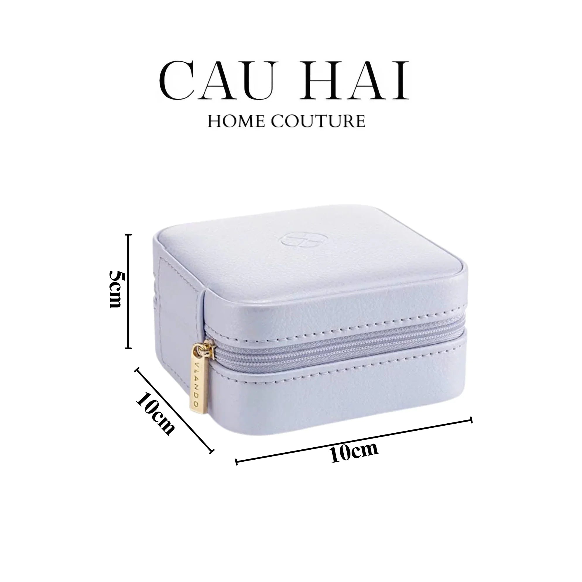Haute Folie - Hộp Trang Sức Mini Jewelry Violet-HỘP TRANG SỨC-CẬU HAI HOME DECOR
