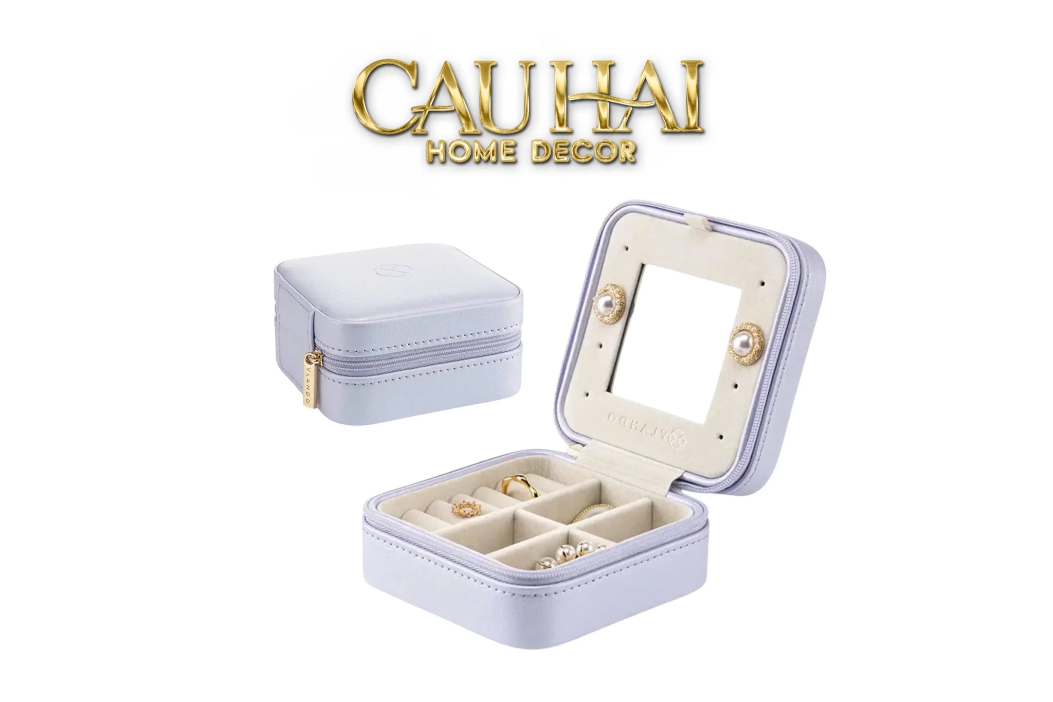 Haute Folie - Hộp Trang Sức Mini Jewelry Violet-HỘP TRANG SỨC-CẬU HAI HOME DECOR