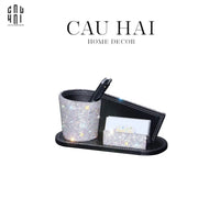 Haute Folie - Khay Bút Diamond Bling Bling Curves-CẬU HAI HOME DECOR