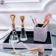 Haute Folie - Khay Da Cao Cấp Croco Diamond Bling Bling Up-KHAY TRANG TRÍ-CẬU HAI HOME DECOR