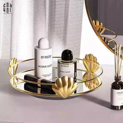 Haute Folie - Khay Tròn Mặt Gương Bàn Trang Điểm Pearl Reflection 20cm-KHAY TRANG TRÍ-CẬU HAI HOME DECOR