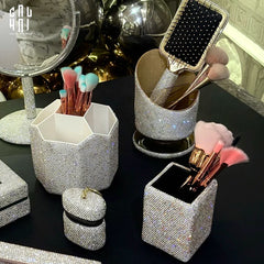 Haute Folie - Lọ Đựng Cọ Diamond Bling Bling Morries-HŨ TRANG TRÍ-CẬU HAI HOME DECOR