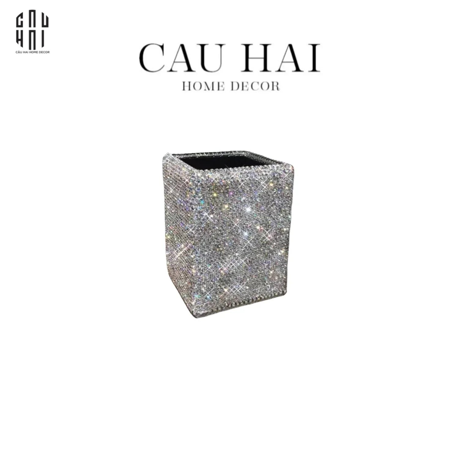 Haute Folie - Lọ Đựng Cọ Diamond Bling Bling Morries-HŨ TRANG TRÍ-CẬU HAI HOME DECOR