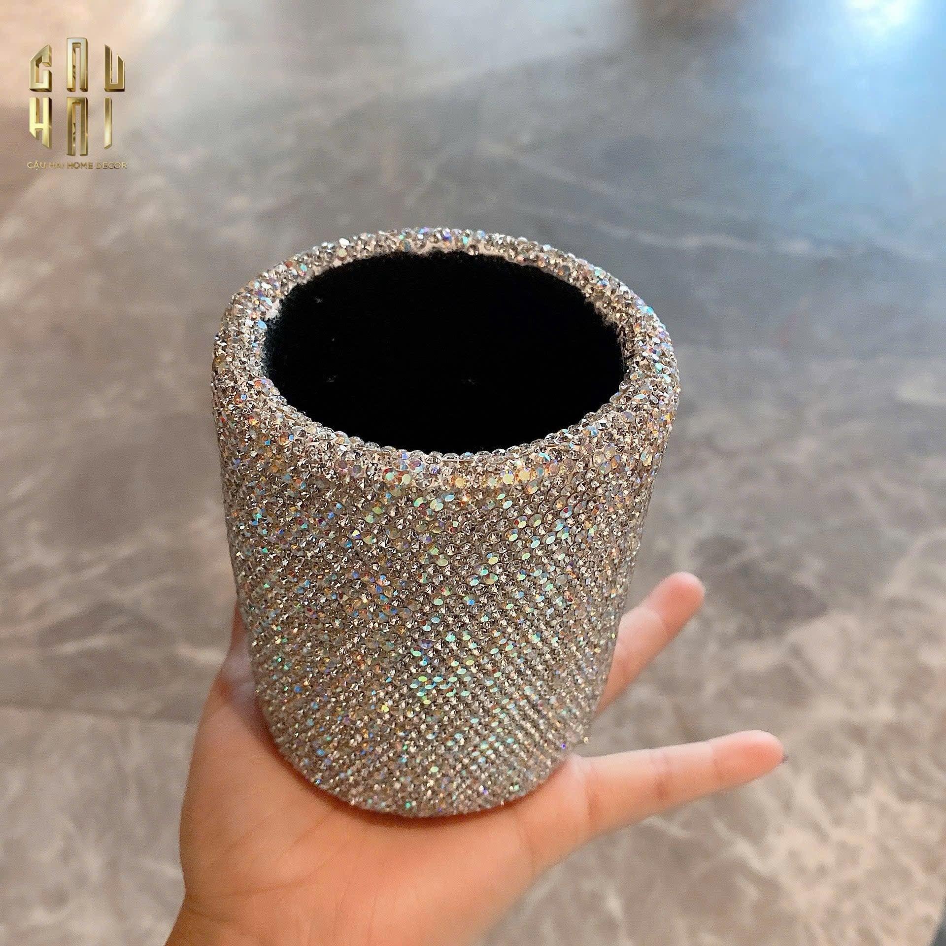 Haute Folie - Lọ Đựng Cọ Lunar Diamond Bling Bling-HŨ TRANG TRÍ-CẬU HAI HOME DECOR