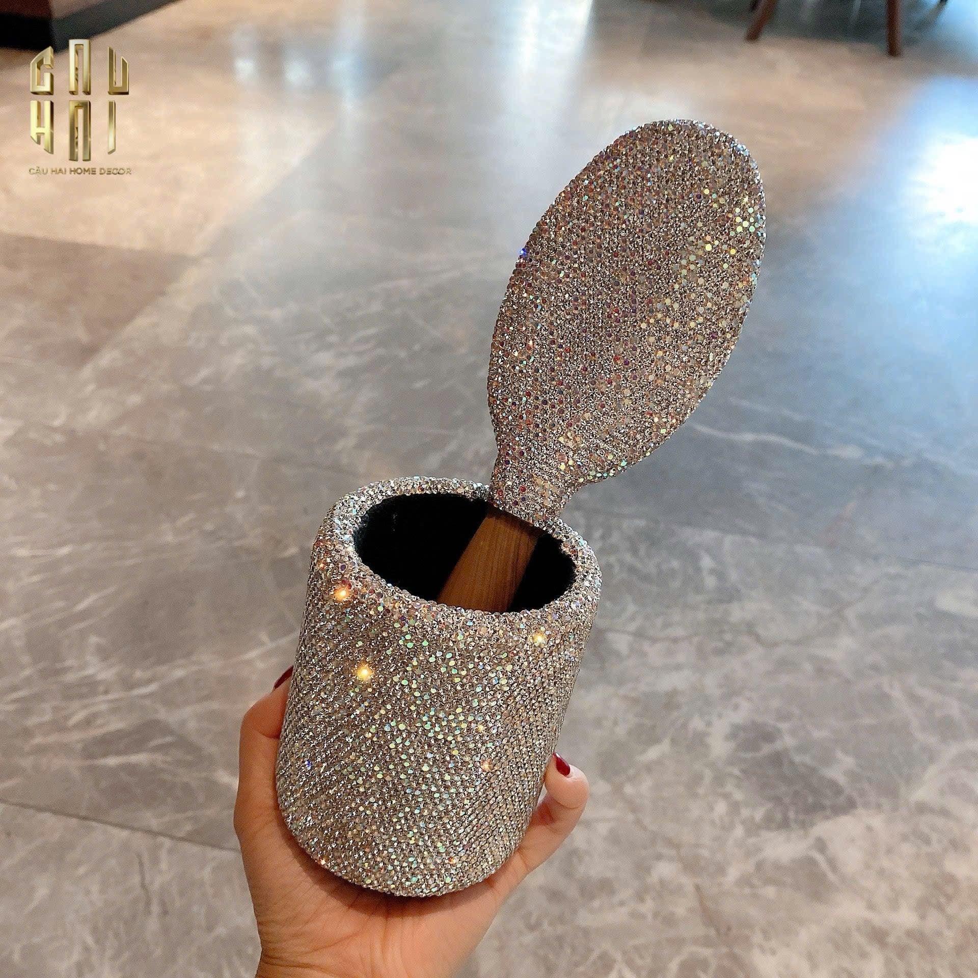 Haute Folie - Lọ Đựng Cọ Lunar Diamond Bling Bling-HŨ TRANG TRÍ-CẬU HAI HOME DECOR